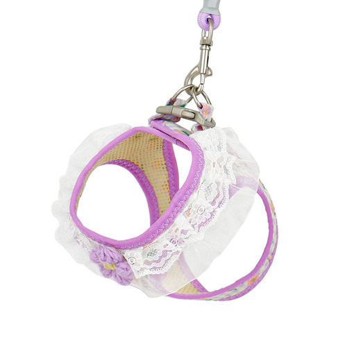 Dog leash vest style small dog Teddy Bichon Pomeranian harness puppy puppy dog ​​chain dog walking rope