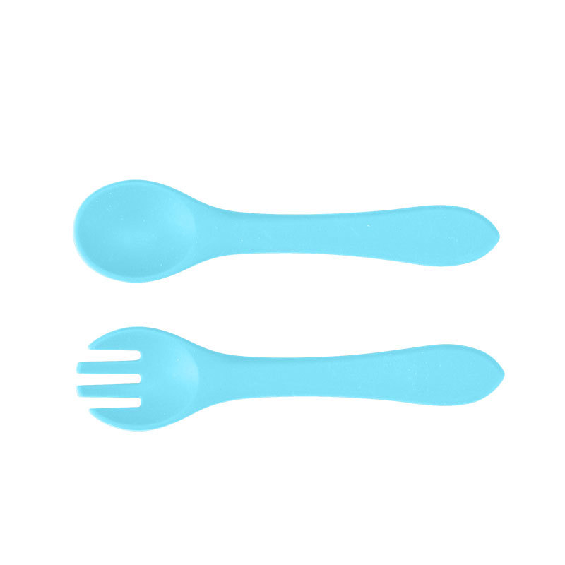 Vajilla de Silicona para Bebés/Niños, Incluye Tazón y Cubiertos, Antideslizante