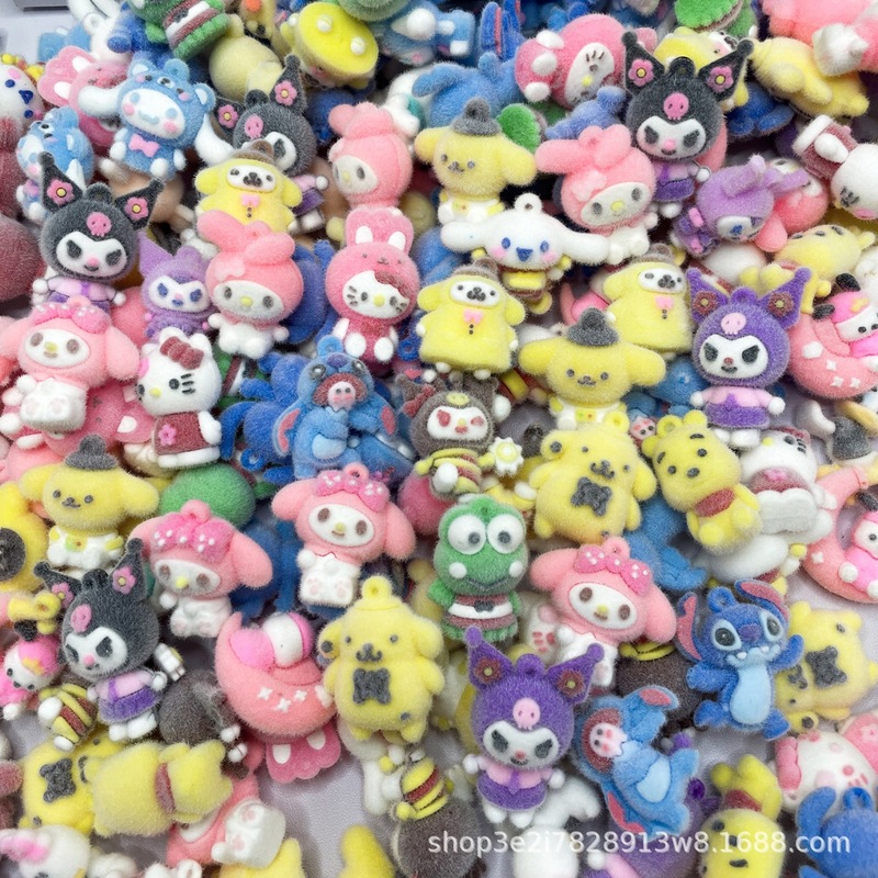 2025 ホット植毛動物人形ペンダント漫画三次元 DIY 手作り人形携帯電話ペンダントキーホルダー|undefined