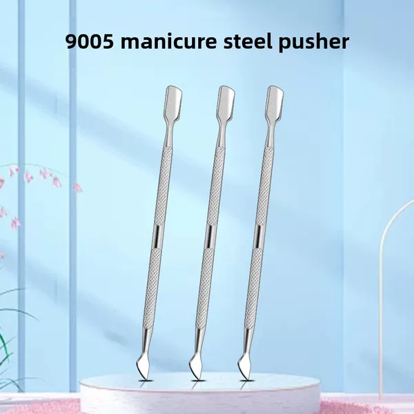 Stainless steel double-headed nail steel push-picking nail removal nail shaving manicure tool beauty nail push trim nail tool