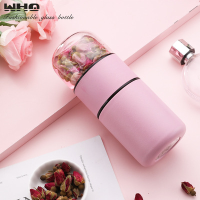 new pattern Mini Tea separate Water cup Small Portable leader business affairs gift originality double-deck vacuum cup customized