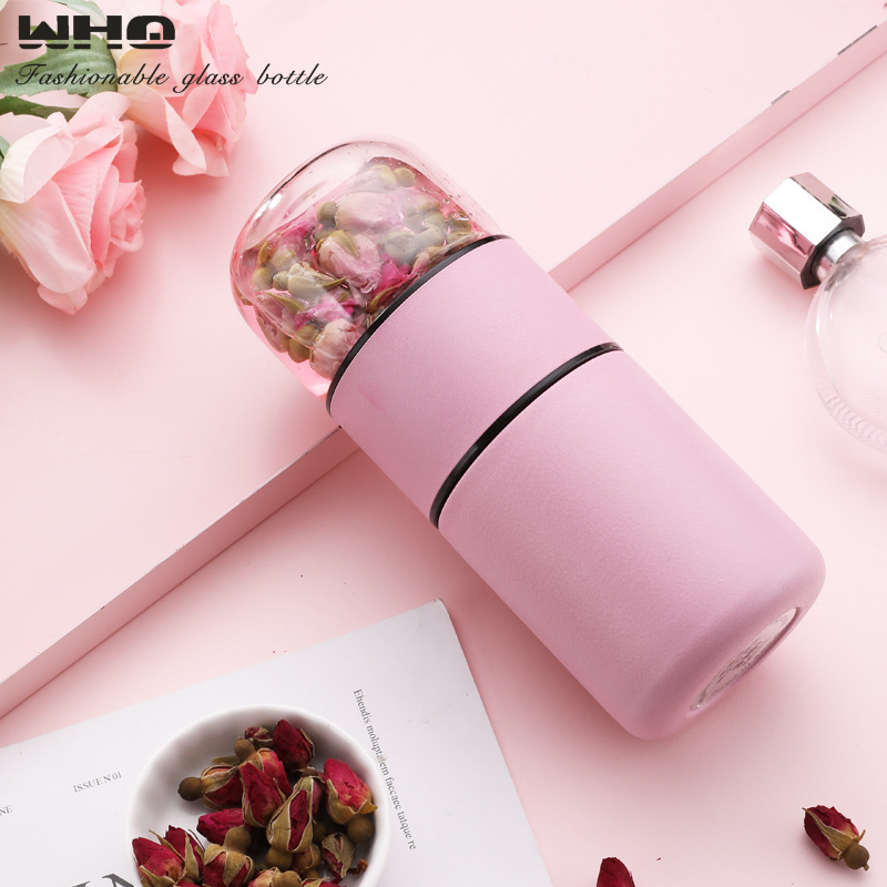 new pattern Mini Tea separate Water cup Small Portable leader business affairs gift originality double-deck vacuum cup customized