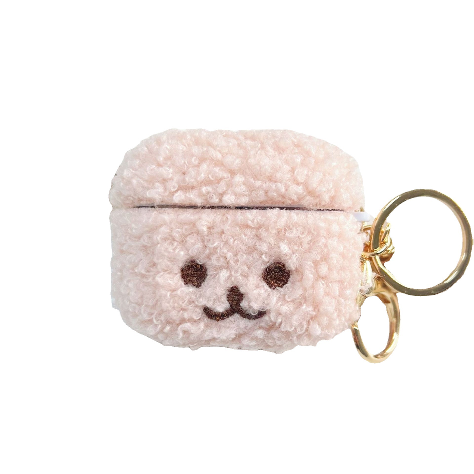 Directo de fábrica lindo caso de auriculares de felpa para Apple airpods funda protectora