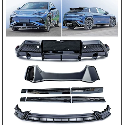 Big Surrounded: Bumper, Side Skirts, Roof Wing