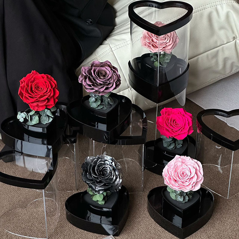 Día de San Valentín eterno flores amor rosa caja de flores decoración confesión de boda para enviar novia regalo creativo fábrica al por mayor