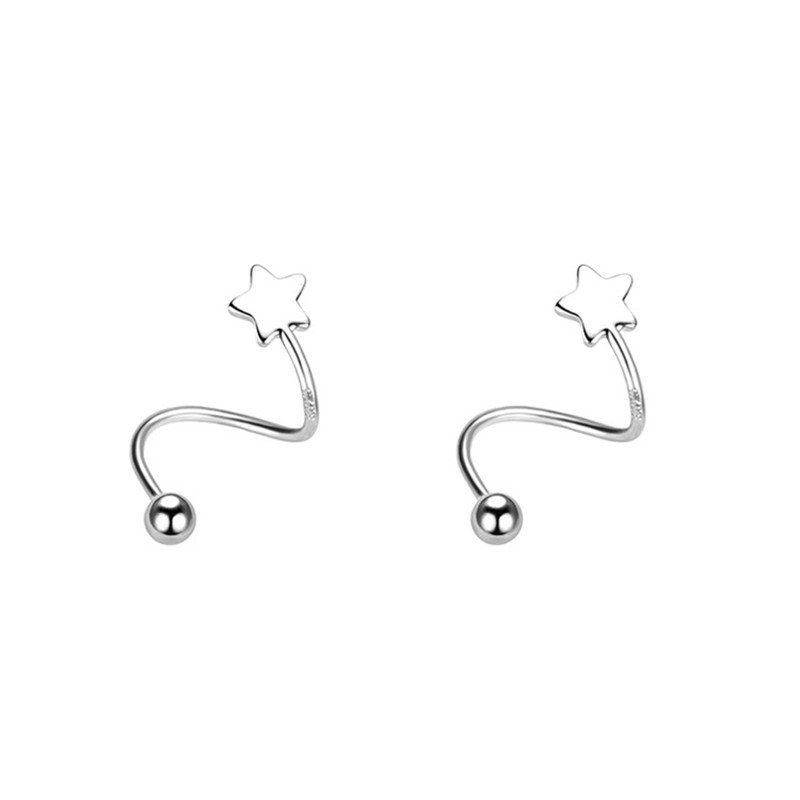 Pendientes de Conejo y Oso de Peluche de Estilo Coreano, Modernos y Lindos para Mujer, Pendientes de Peluche Tridimensionales de Dibujos Animados, Versátiles y Accesorios