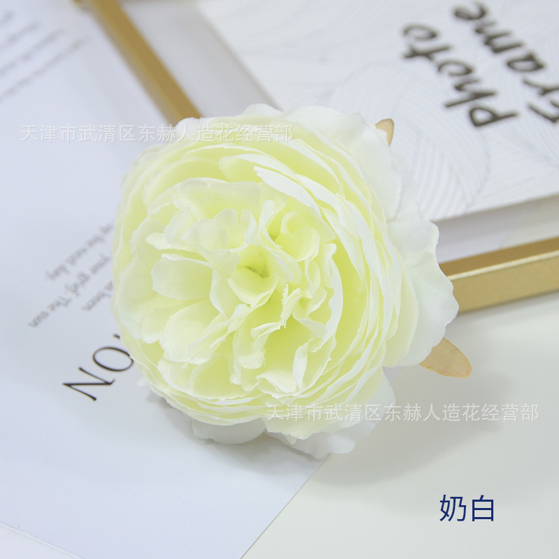 ヨーロッパ式のシミュレーション洋牡丹の花の頭の結婚祝いの花の壁の路は生け花のシミュレーションの植物の家の装飾を導いて花を配合します。|undefined