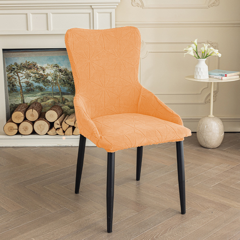 Cubierta de silla elástica Reposabrazos de forma especial cubierta de silla simple engrosada polar apoyabrazos respaldo integrado cuatro estaciones