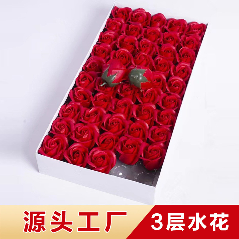 Soap Rose Water Flower Three-Layer Flower Headband Base Large Soap Flower Bouquet Gift Box Flower Shop Dedicated Factory Direct Sale Soap Rose Water Flower Three-Layer Flower Headband Base Large Soap Flower Bouquet Gift Box Flower Shop Dedicated Factory Direct Sale