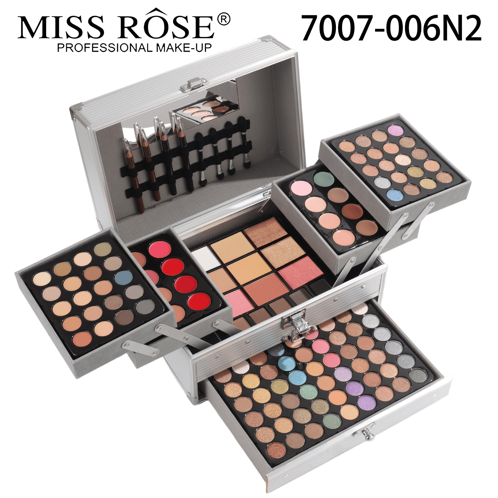 Set de Paleta de Maquillaje Completo Multicolor image 8
