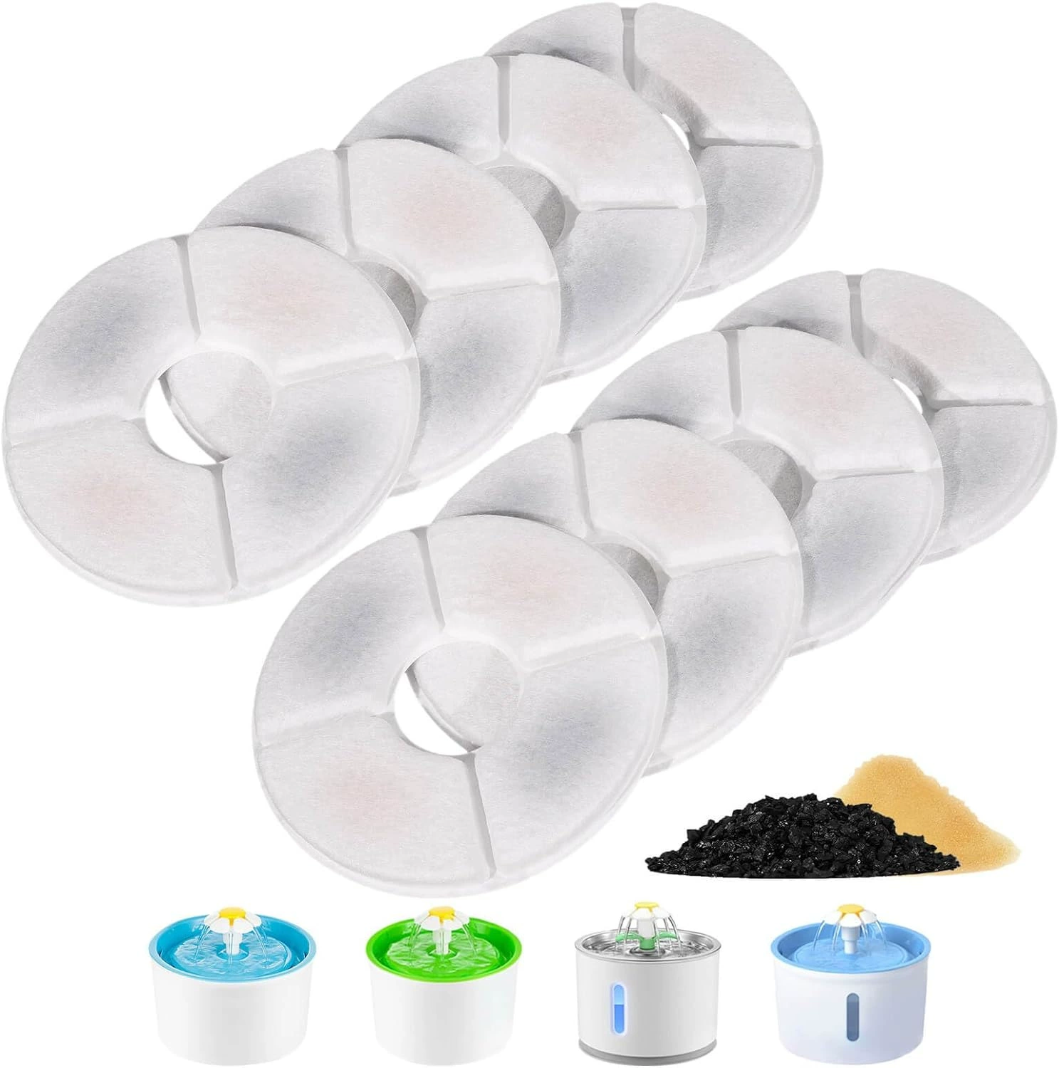 Amazon Spot Spot Оптовая продажа питьевой воды для домашних животных Фильтр Фильтр Фильтр для кошек и собак