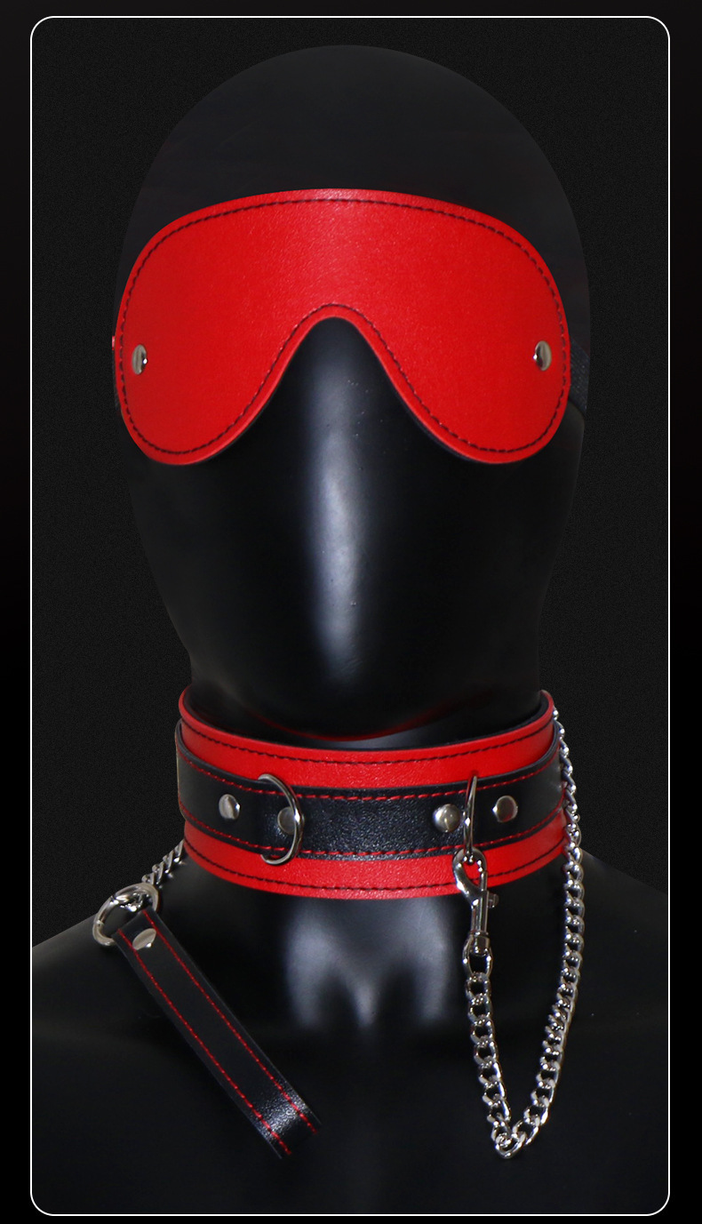 Jiuai SM Bondage Set 7-Piece PU Leather and Metal Restraint Kit for Couples — detail image 24