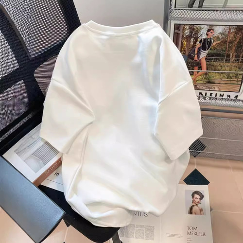 200g Cute Kitty Cat Print Cotton Short Sleeve T-Shirt for Women - Summer Korean Style Loose Unique and Distinctive Body