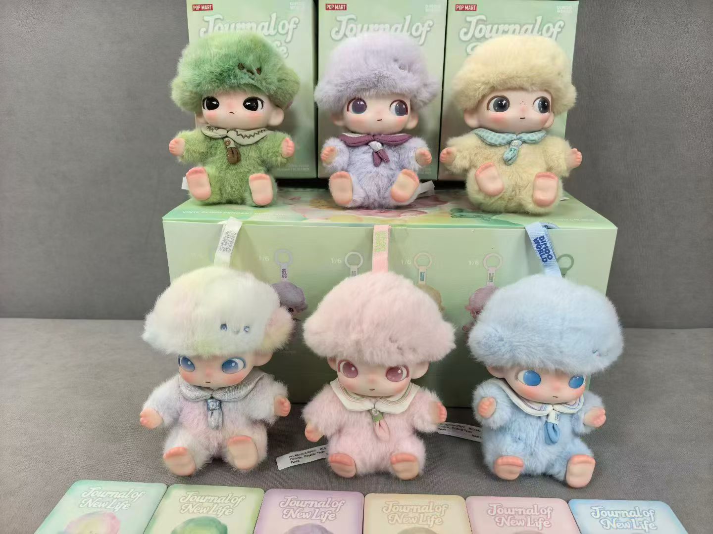 Dimoo Newborn New Dimoo World Newborn Diary Dimoo Blind Box Vinyl Plush Pendant ...