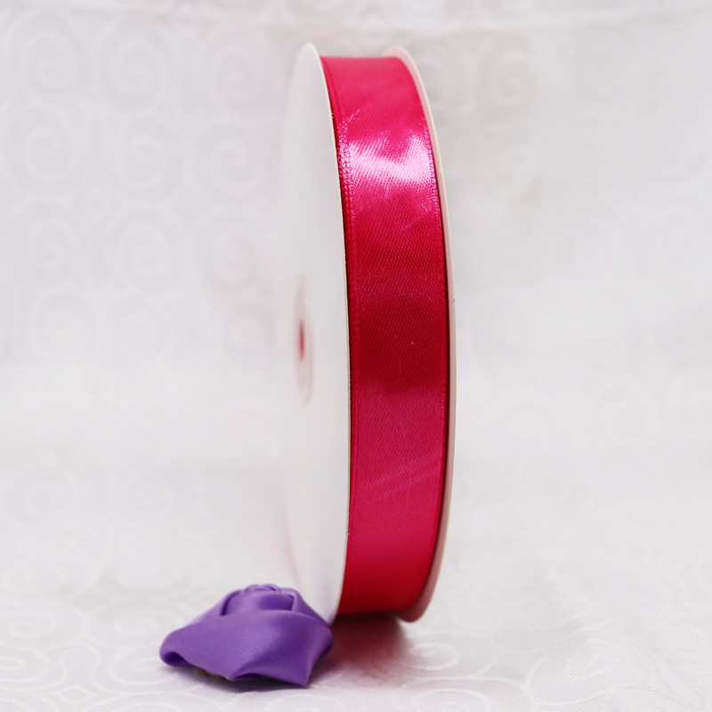  Cinta de raso 2 cm, rollo para decoración, envoltura de regalos, repostería y bodas
