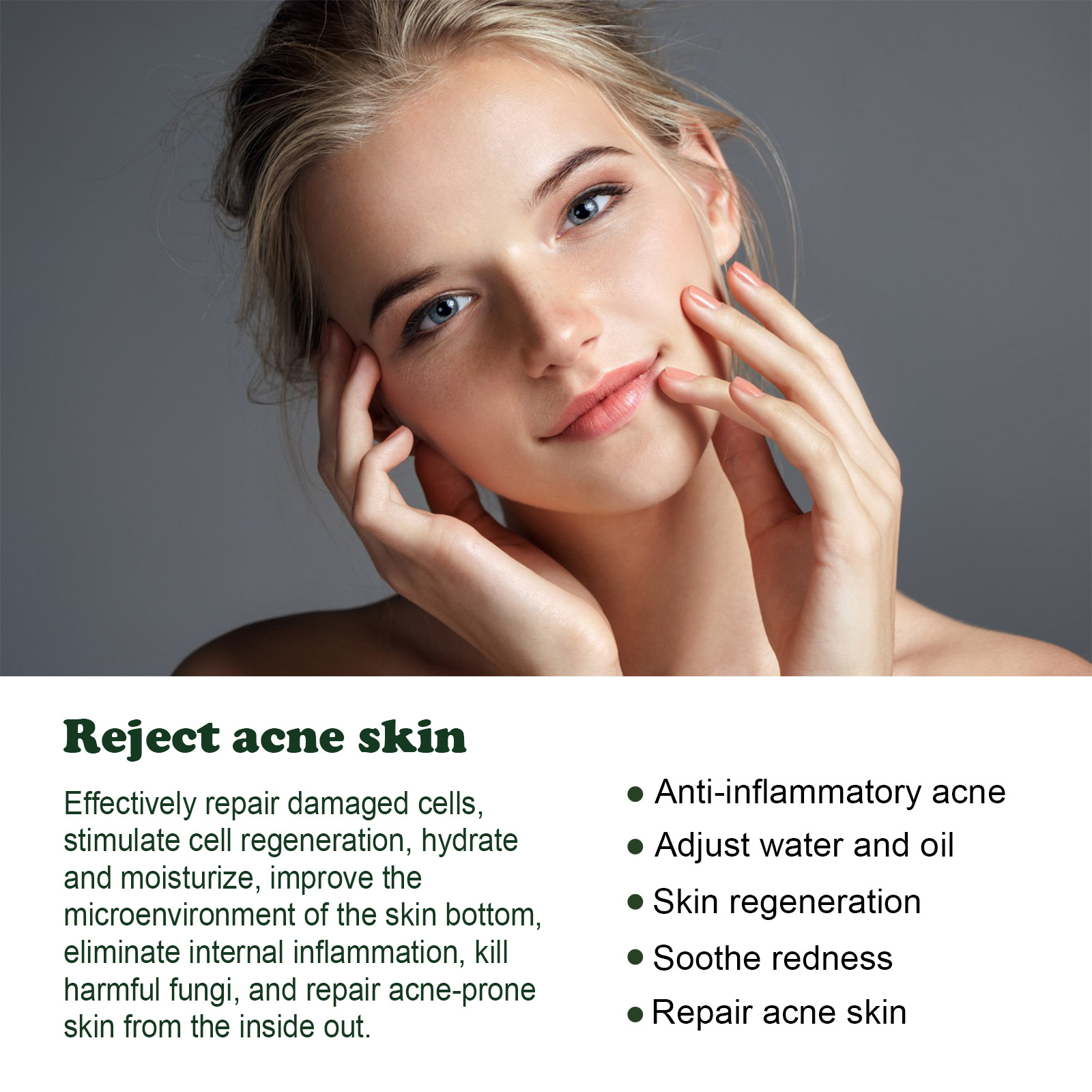 EELHOE Tea Tree Repair Lightens Marks, Cleans Acne, Removes Acne and Repairs Skin essence_voghion.com