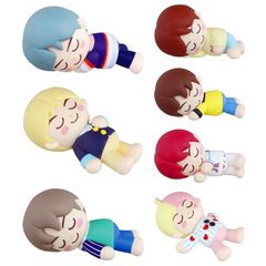 Sleeping figure of a Korean male singer group, collectible figure, desk and car ornament, blind box doll
