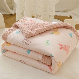 Dove Doudou Plush Blanket Quilt Thickeneded Winter Kidsren's Kindergarten Nap Blanket Small Blanket Spring & Fall Air Conditioner