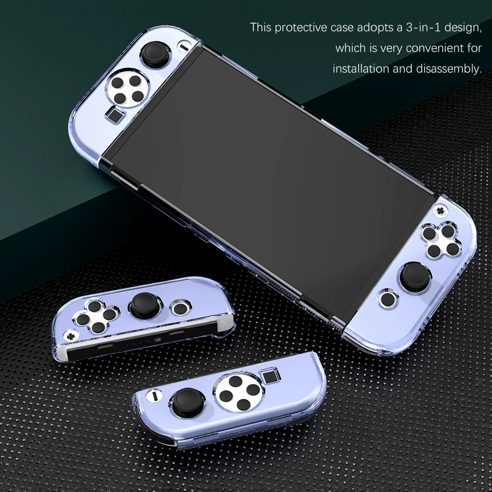 Защитная оболочка для Nintendo Switch OLED, кристальная оболочка для OLED Switch, аксессуары Switch
