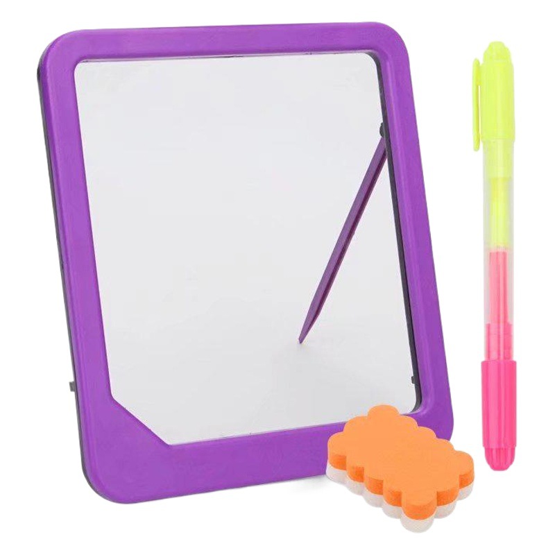 LED electrónico fluorescente tablero de dibujo tablero de acrílico material con fluorescente borrador pluma niños tablero de dibujo juguete