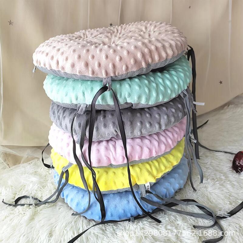 Non-slip cushion butt pad office 4 straps wholesale new winter tatami ground futon bean Velvet