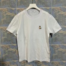 新品短T恤MK电绣logo大板型T恤100%纯棉宽松休闲T恤男女情侣衫