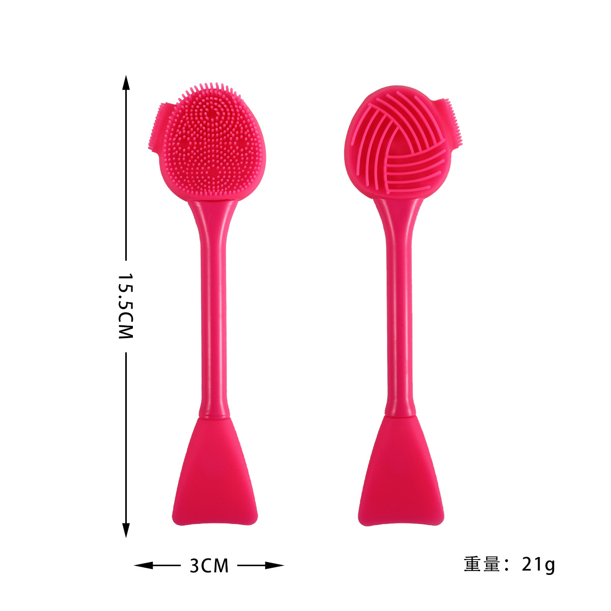 Cepillo de silicona suave transfronterizo tipo cepillo de lavado de cara desmaquillador de espinillas herramienta de limpieza herramienta de belleza portátil