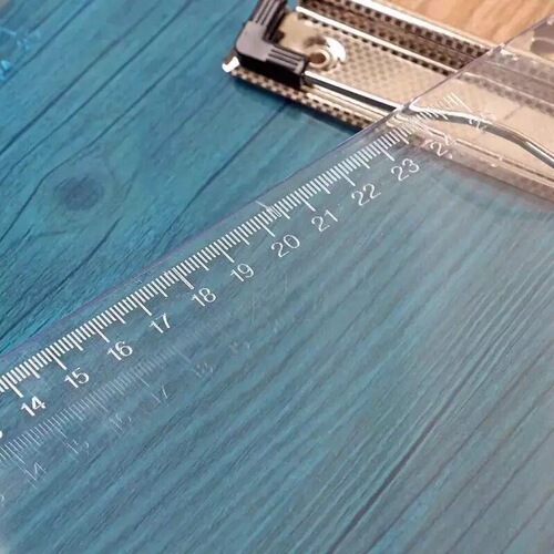 Minimalist transparent board clip A4 acrylic pad exam documents holder office storage student writing hard folder