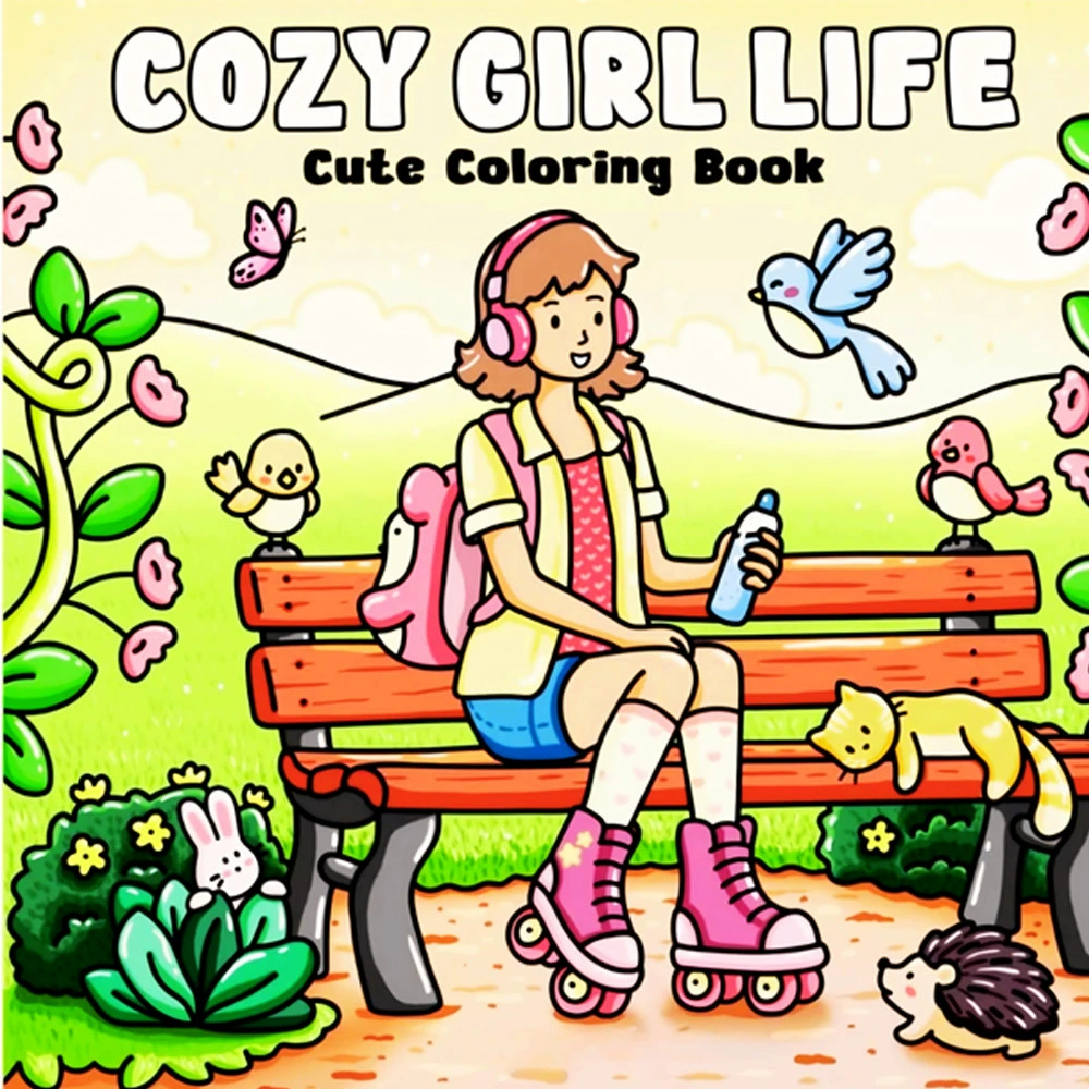 Раскраска (CocoWyo) Spooky Cutie — взрослая и подростковая граффити-иллюстрационная книга, различные цвета обложки