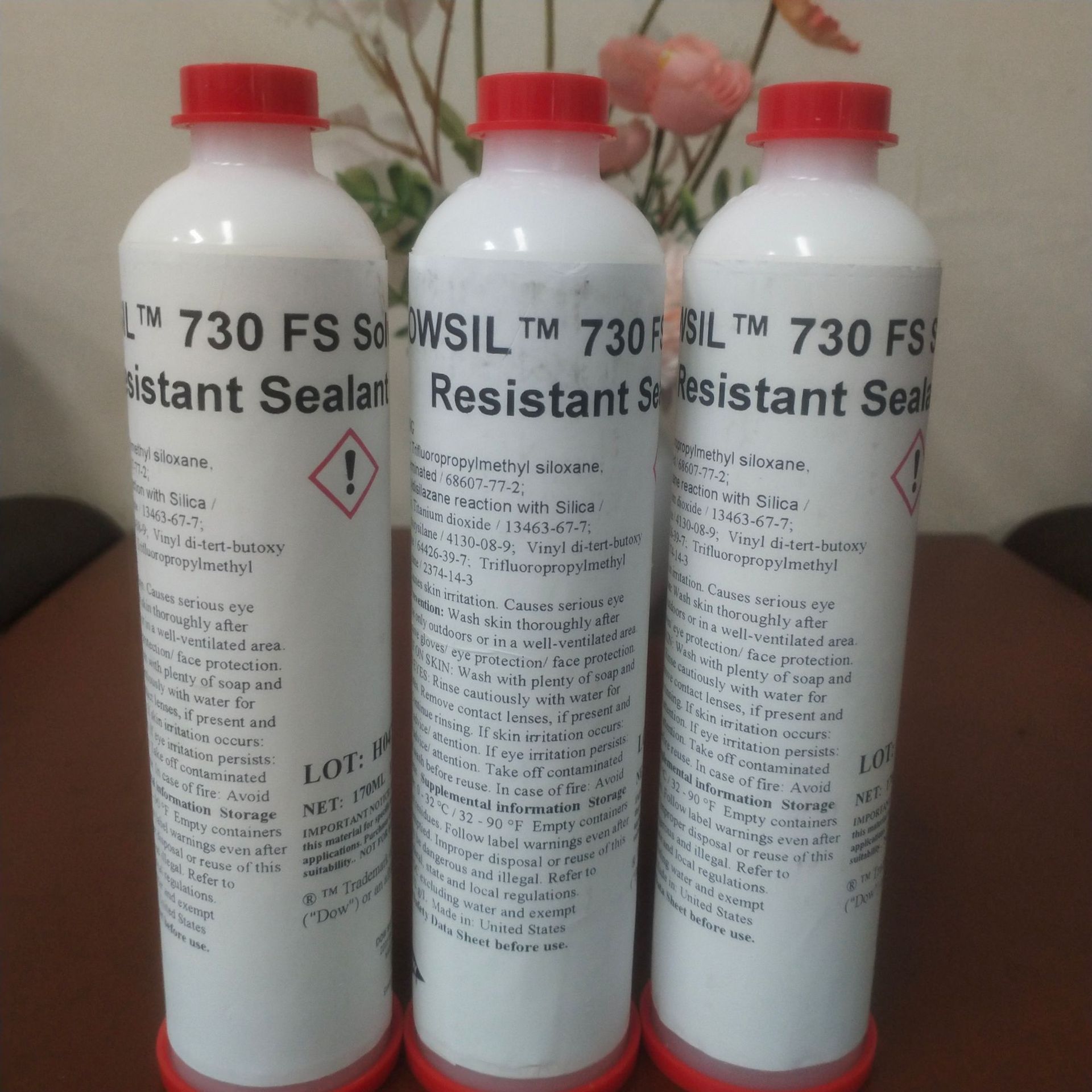 陶熙道康宁DOWSIL730 FS白色 硅胶密封胶耐油耐溶剂型硅橡胶