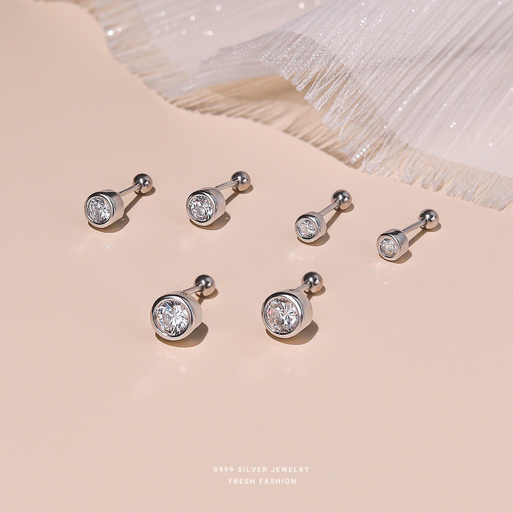 Cool Minimalist Stud Earrings For Men Stainless Steel Punk Style_voghion.com