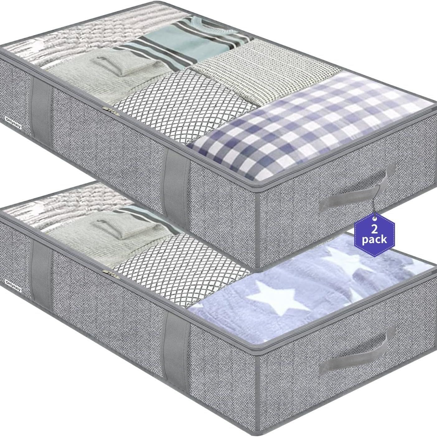 Big storage system, storage bag, foldable duvet with zipper, transparent belt bag 5