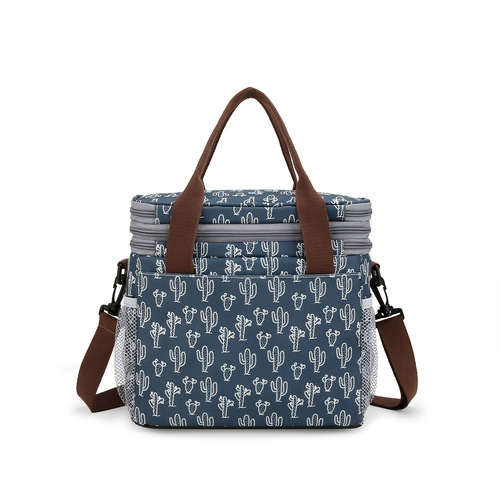Multifunctional lunch bag, waterproof and insulated bag to keep fresh, portable shoulder outdoor meal bag, milk bag