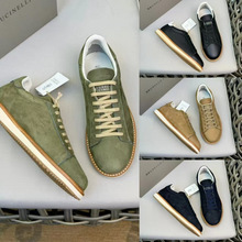 跨境爆款2024新款英伦风磨砂真皮男士鞋奢侈品前系带小牛皮高品质