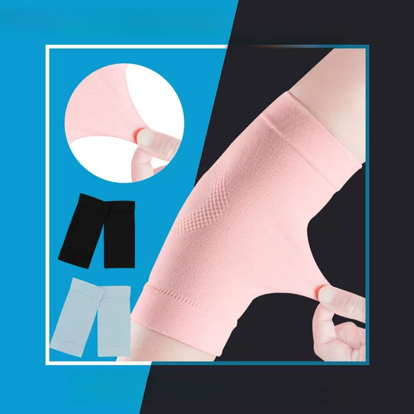 Shitu Sports Elbow Pads Nylon Knitted Basketball Tennis Badminton Joint Arm Support Compression Seamless Fitness Elbow Sleeves