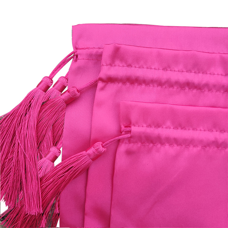 假发丝绸袋色丁袋现货 (5)