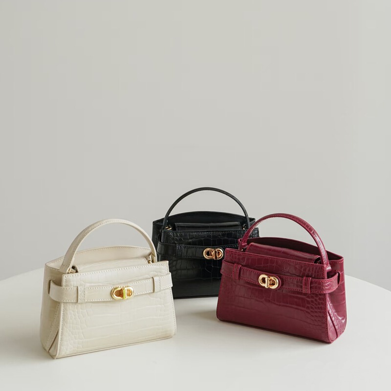 Niche High-End Style 2026 New Model Small Ck Kelly Bag Crocodile Pattern Handbag Shoulder Fashion Crossbody Bag for Women Niche High-End Style 2026 New Model Small Ck Kelly Bag Crocodile Pattern Handbag Shoulder Fashion Crossbody Bag for Women