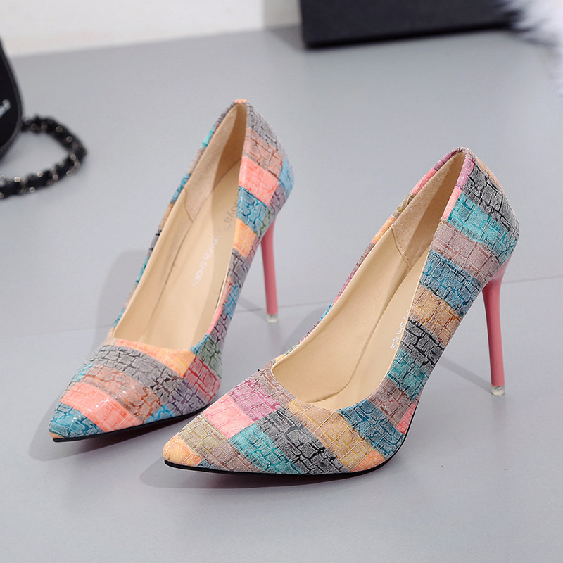 2019 new high heels women's stilettos co...