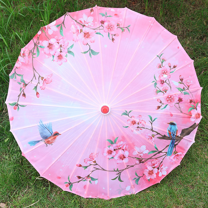 Paraguas de papel aceitado tradicional, estilo chino antiguo, ideal para danza, fotografía o decoración
