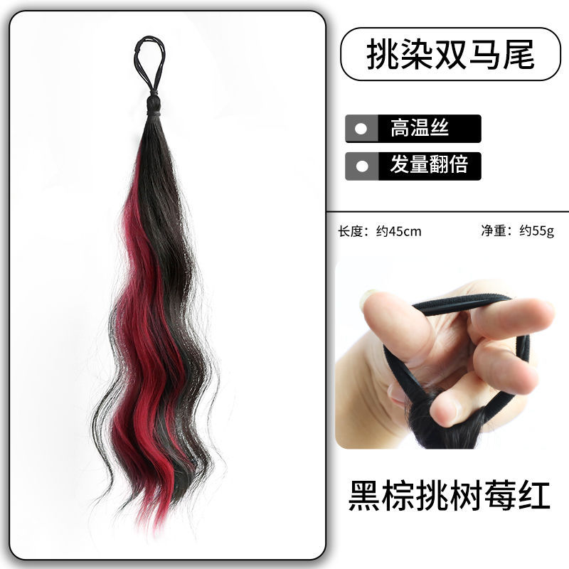 Peruca de pelo de anillo de pelo de pelo de simulación de pelo de pelo de bola de cabeza de brotes de flores de cabeza de pelo de disco de pelo flojo de artefacto de pelo de pelo de haz de pelo