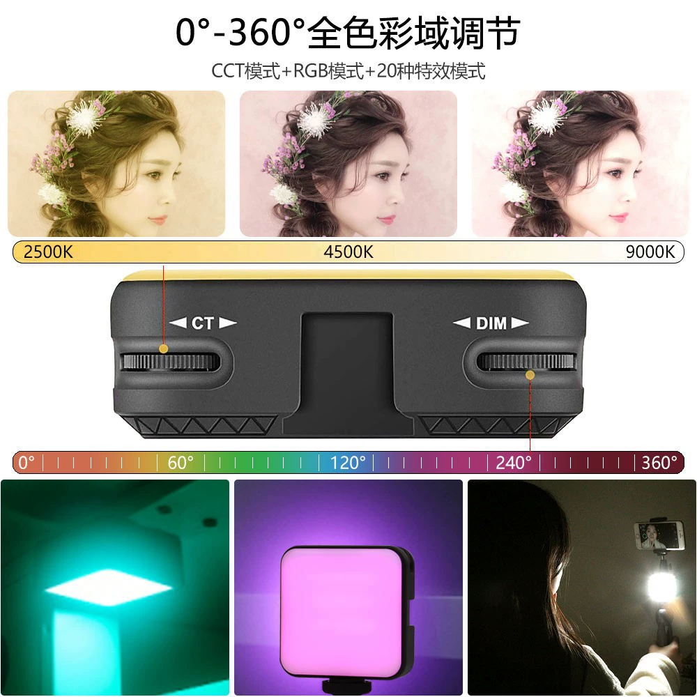 LED карманная подсветка, камера