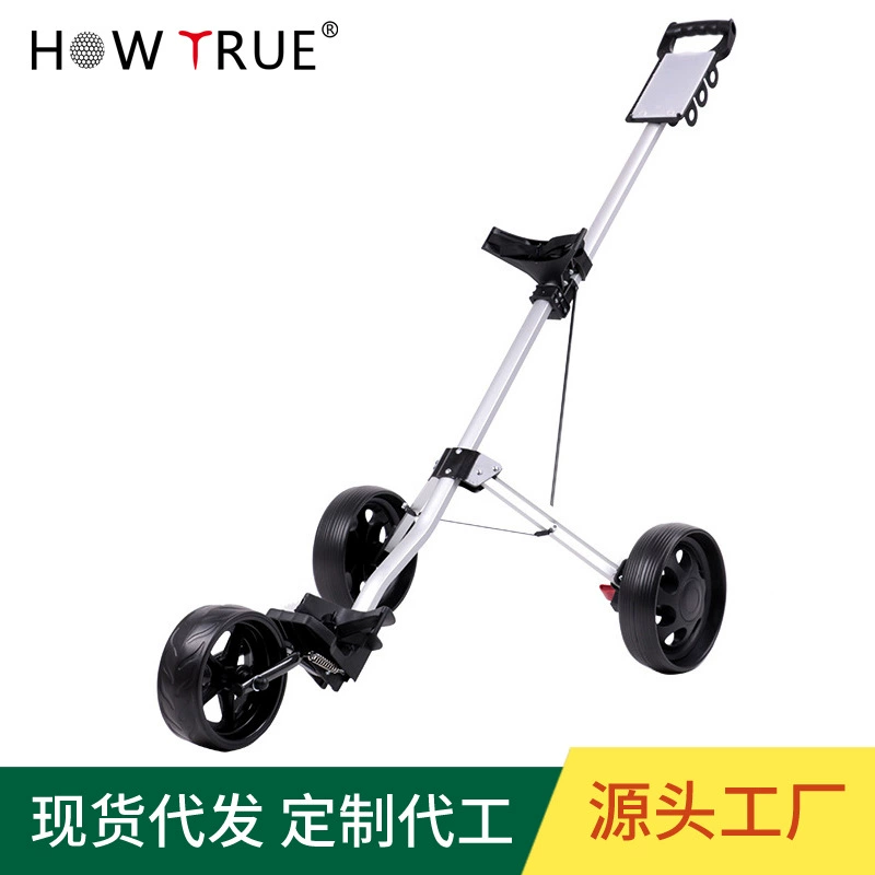 Производитель в наличии трехколесный алюминиевый мяч мешок тележки гольф-кары складной GOER поставок Пзготовителей