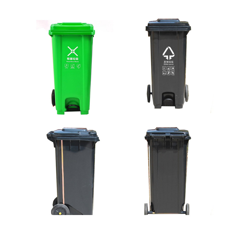 2.24【金润东】型号:100UL塑料环卫挂车垃圾桶品种物美价廉