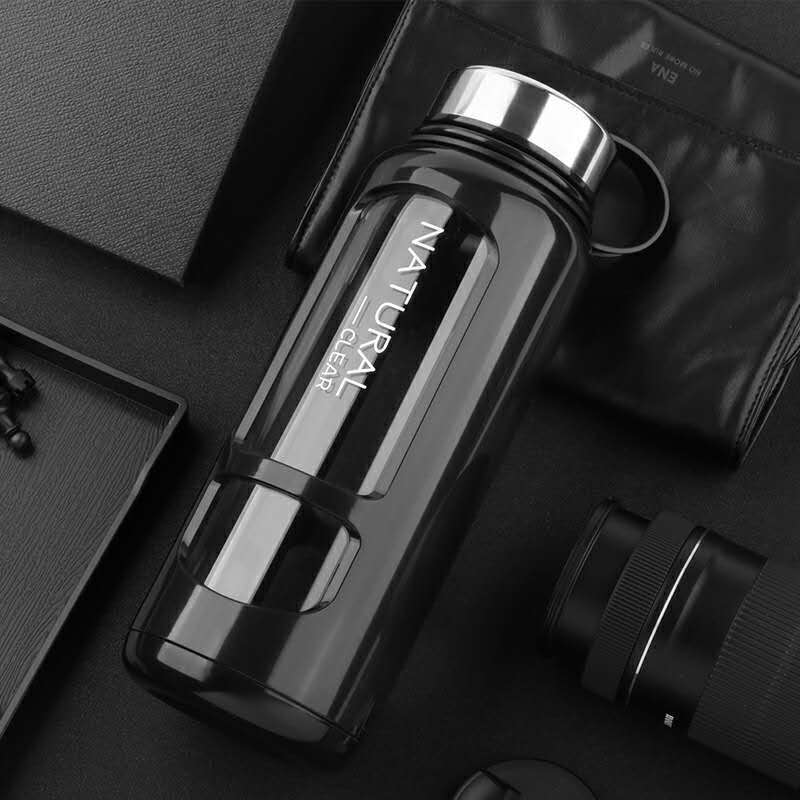 摔不烂钢化玻璃杯耐摔高温硼硅双层玻璃杯保护套男士茶杯|undefined