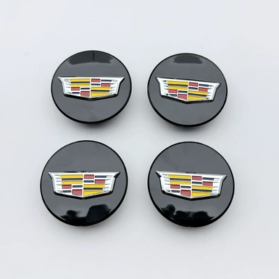 Car logo | 67mm - four-convex-black-background-black-color-labels-67mm