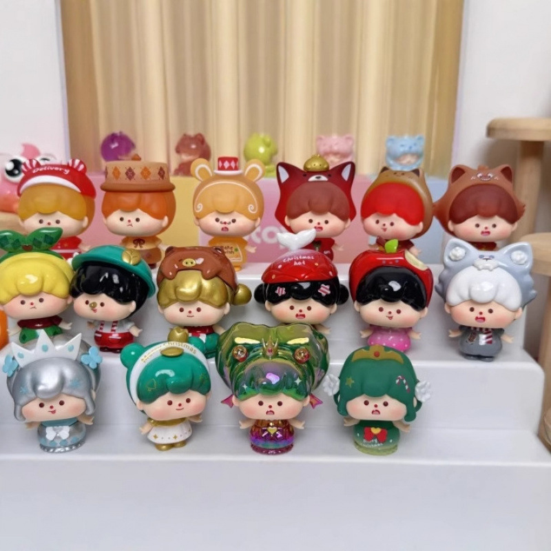 クリスマスアドベンチャーかわいいシリーズブラインドボックストレンディなハンドメイド人形ギフト装飾品おもちゃギフトギフト卸売|undefined