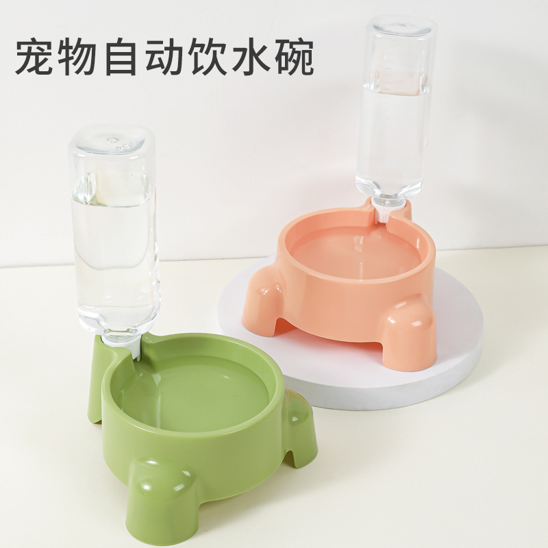 现货狗狗饮水单碗自动补水饮水机狗碗猫咪喂水食盆猫碗一件起批