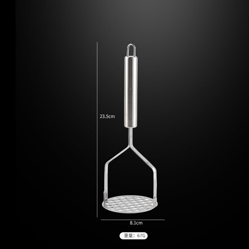Acero inoxidable Potato Mascher bebé suplemento de alimentos manual Mascher cocina gadget