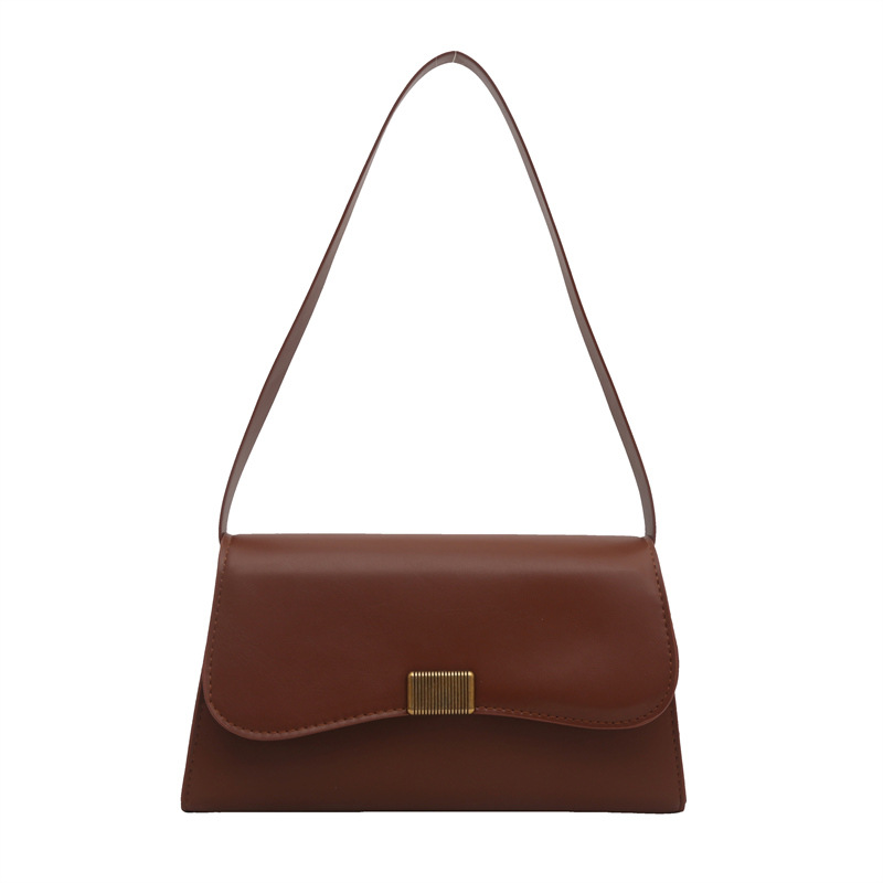 Bolsos pequeños retro para mujer 2025 nuevo estilo moda moda moda moda bolsa de mensajero hombro bolsa de axila simple bolsa cuadrada pequeña marea