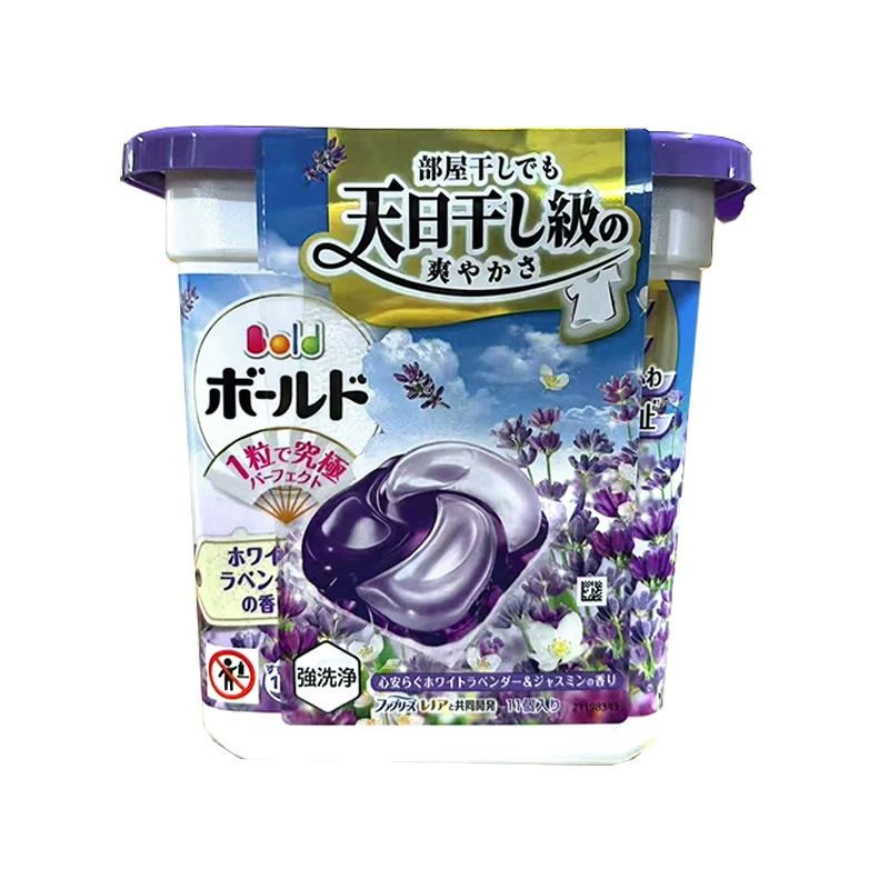 Laundry Capsules (Japanese import) — Floral & Gel 4D, Multiple Scents, 9–11 pcs options